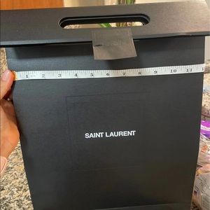 Saint Laurent empty bag and box